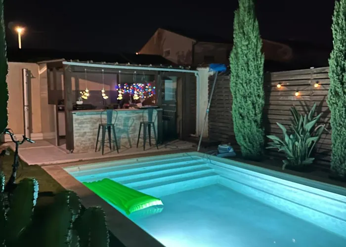 Jolie Villa Climatisee Piscine Parking Perpignan